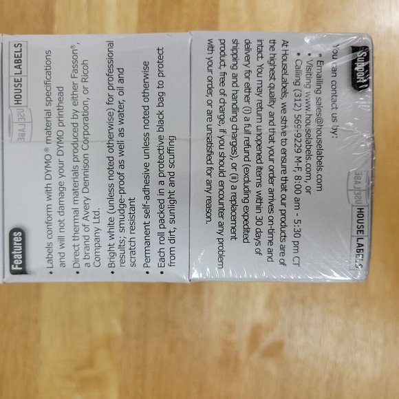 DYMO 30334 Replacement Multipurpose Label HL-30334 6 Rolls of 1000 2-1/4 - 1-1/4 - Picture 5 of 8
